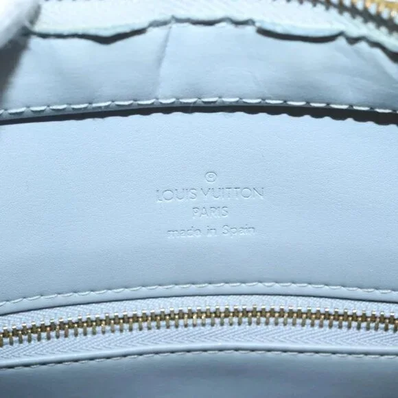 LOUIS VUITTON Monogram Vernis Houston Hand Bag Gris M91053 LV Auth ep9001 - Picture 10 of 16